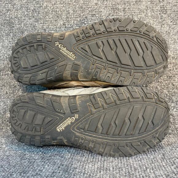 COLUMBIA REDMOND Waterproof SNEAKERS Gray Black Red Youth Size 3 - Picture 3 of 8